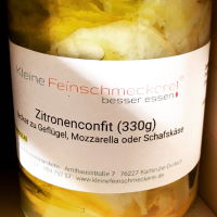 Cedri Confit und weitere Produkte aus Zitronen in der Kleinen Feinschmeckerei Durlach